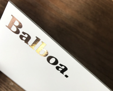 Tarjetas extra gruesas con foil