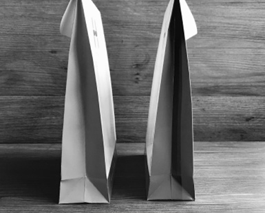 Dummy de bolsas de papel